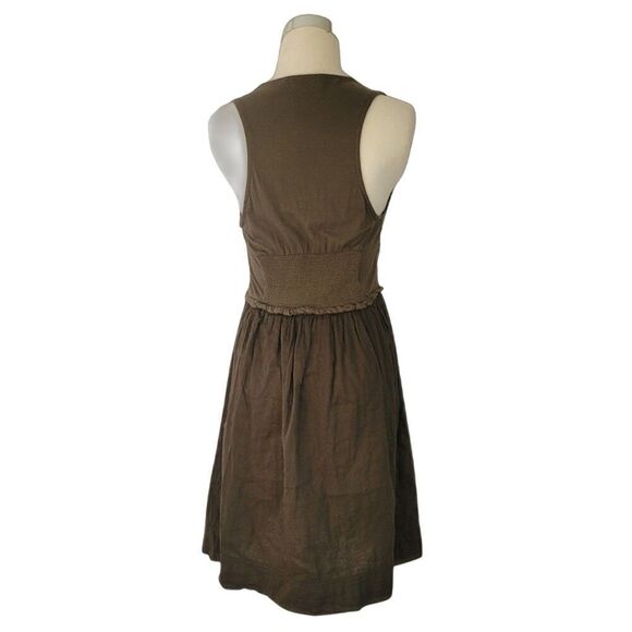LAmade  Racerback Button Front Green Olive Dress Size S - Picture 5 of 10